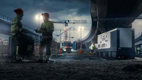 沃爾沃柴油發(fā)電機組照片